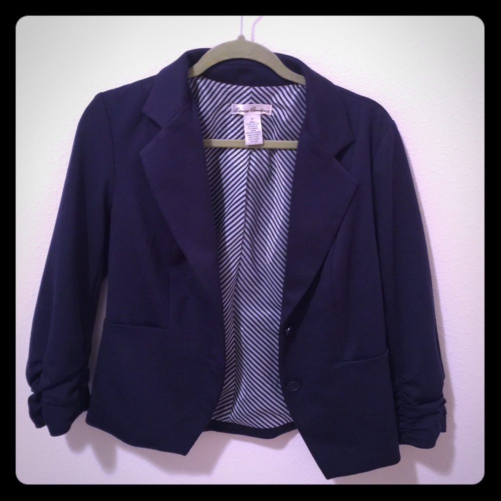 Navy blue blazer